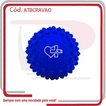 Bolinha Grande Antiestresse c_ Cravão em Vinil  6,5x 21cm ..