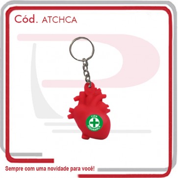 Chaveiro Anti Stress Modelo Coração Artérias em Vinil ..