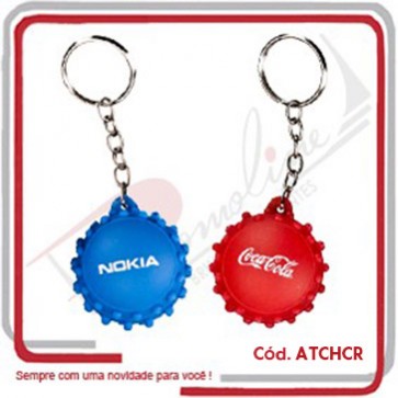 Chaveiro Anti Stress Modelo Bola Cravinho em Vinil  4,5x11,5 cm ..