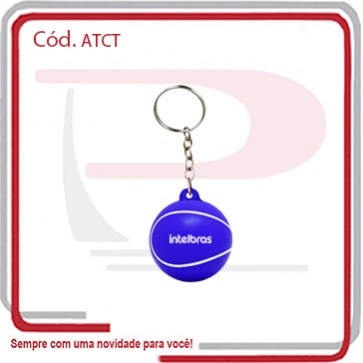 Chaveiro Anti Stress Modelo Bola de Tênis Gomo Pintado em Vinil ..