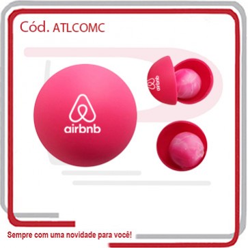 Anti Stress Modelo Lisa c_ Caroço em Vinil ( Outubro Rosa )  ..