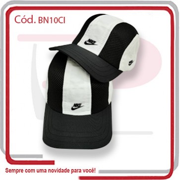 Boné Modelo Ciclista 5 Gomos em Brim
