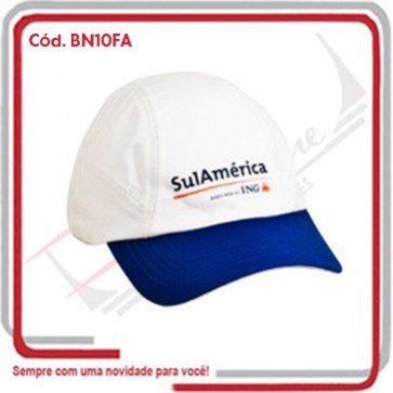 Boné Modelo Faixa 3 Gomos em Brim .