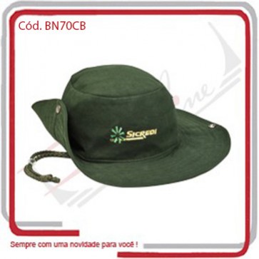 Chapéu Modelo Cowboy _ Australiano em Brim .