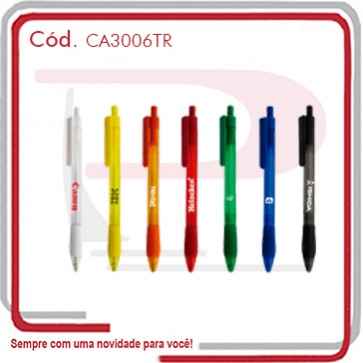 Caneta Esfero Botafogo Corpo Transparente Color...