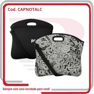 Capa p_ Notebook em Neuprene c_ Dupla Alça 37cm x 39 cm .