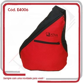 Mochila Triangular Poli 2 Divisórias 33x46x16