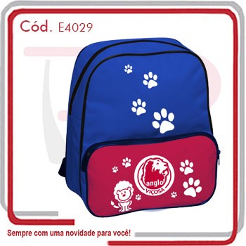 Mochila Escolar Infantil 2 Divisórias 28x35x9