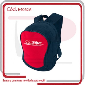 Mochila 3 Divisórias NB Rev. Int. de Costuras 42x32x23 