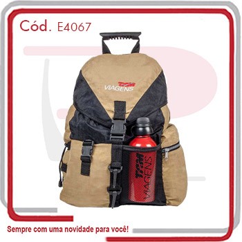 Mochila Esportiva em Nylon Massado 5 Divisórias 43x29x16