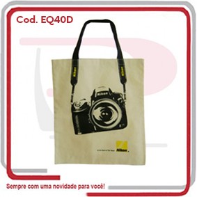 Sacola Eco Bag em Lona 100% Algodão 34x44 E6024