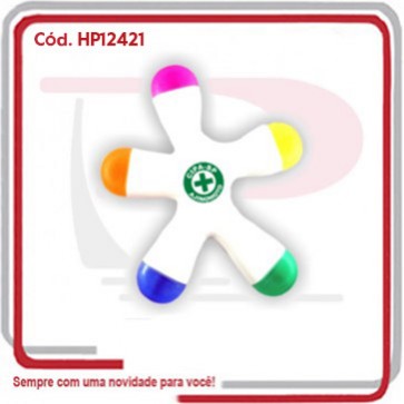 Caneta Marca Texto Splash 5 Cores