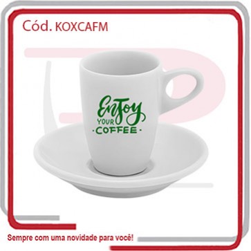 Xícara e Pires p_ Cafezinho Milão 75 Ml de Capacidade _.
