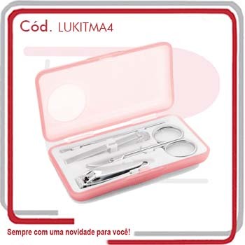 Kit Manicure 4 Peças e Estojo SOB CONSULTA