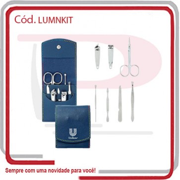 Kit Manicure Nail com 7 Peças e Estojo  25076