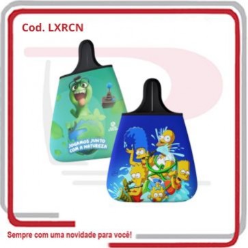 Lixeira p_ Carro Formato Pá em Neoprene Sublimado 23x31 .