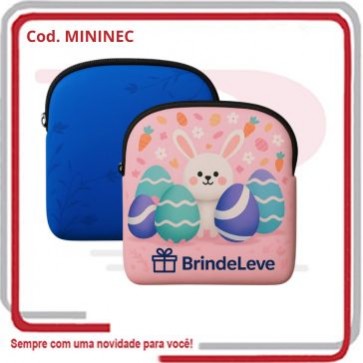 Necessaire Mini Personalizada em Neoprene 14x14x3 .