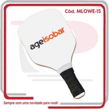 Frescobol Kit Wimbledon 15 mm Laminado 40x18x1,5.