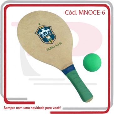 Frescobol Kit Eco Gripp Natural 6 mm 40x21x0,6.