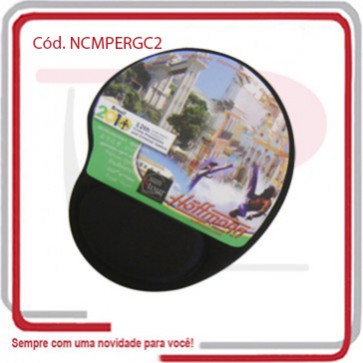 Mouse Pad Ergonômico Curvo c_ Apoio 22x26