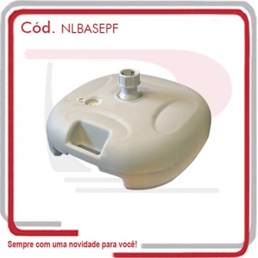 Base Guarda Sol Frisada em Plástico 42x42x12