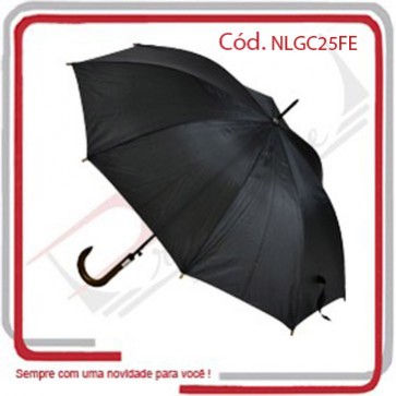 Guarda Chuva Cabo Bengala Plástico Automático Aço 1,20 mts