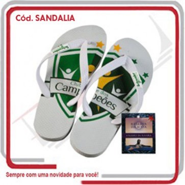 Sandália _ Chinelo Tradicional Unissex em Borracha