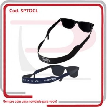 Suporte para Óculos Sigureza em Neuprene 44cm x 2,5cm .