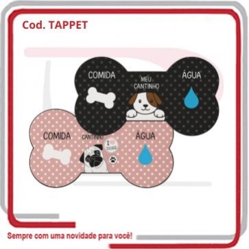 Tapete para Pet´s com Logomarca 60 x 60 cm .