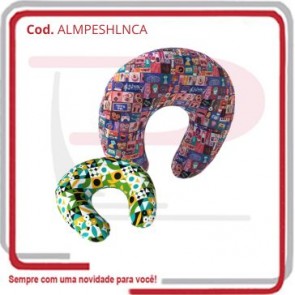 Almofada Pescoço Isoflex e Fibra Formato U 31x33x13 .