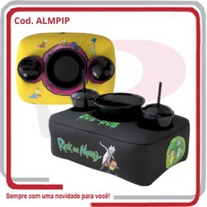 Almofada Porta Pipoca e 2 Copos Tecido Isoflex .