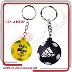 Chaveiro Anti Stress Modelo Bola Futebol Pintada em Vinil ..