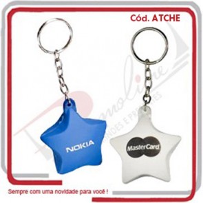 Chaveiro Anti Stress Modelo Estrela em Vinil ..