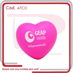 Anti Stress Modelo Coração em Vinil ..