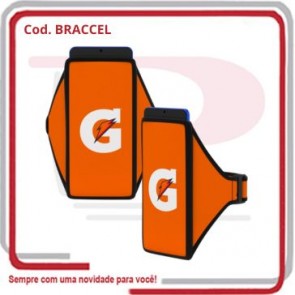 Braçadeira Porta Celular de Braço em Neoprene 43,0X16,0X3 mm .