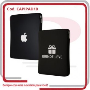 Capa Pasta Ipad Tablet em Neoprene 10 Polegadas 21cm x 26cm ....