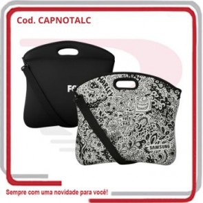 Capa p_ Notebook em Neuprene c_ Dupla Alça 37cm x 39 cm .