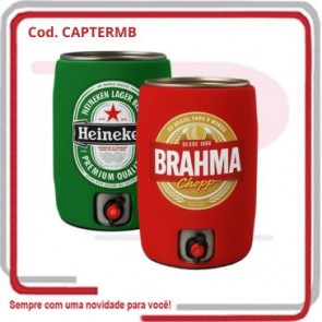 Capa Térmica em Neoprene p_ Barril de Chopp de 5 Litros .