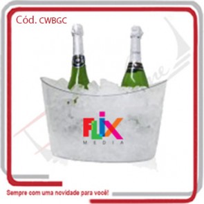 Champanheira Liz 5 Garrafas em PS Cristal ou em PP SUSPENSO