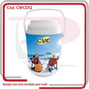 Cooler Isotérmico Moor 12 a 14 Latas e Gelo 3 Porta Latas na Tampa ..