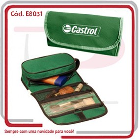 Necessaire Dobrável 4 Divisórias 23x7x15.