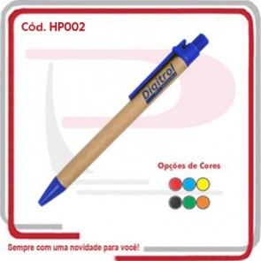 Caneta Ecológica Corpo em Papelão  