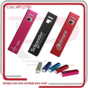Bateria Power Bank 1.000 MAH Alumínio .