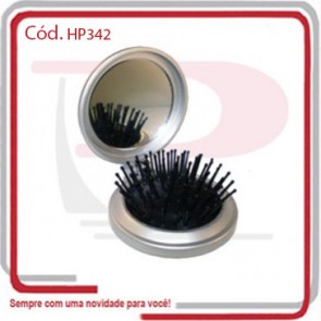 Escova de Cabelo Redondo c_ Espelho