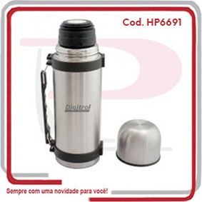Garrafa Térmica Inox Alça 750 Ml.