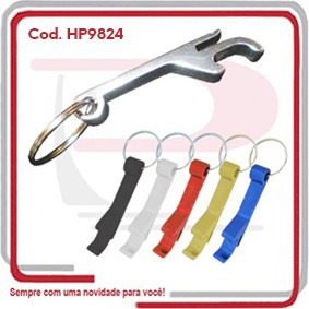 Chaveiro Abridor Garrafa e Lata Metal