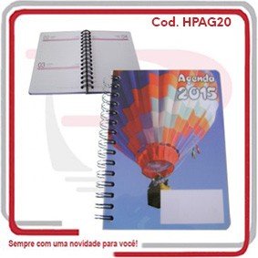 Agenda Diária 352 Páginas Capa PVC 20x14