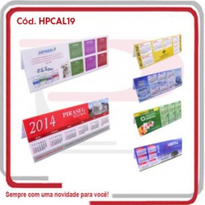 Calendário Encapsulado de Mesa Prisma G 19x7,5x7,5