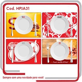 Jogo Americano em PVC Encapsulado Super Cristal 21 X 33   