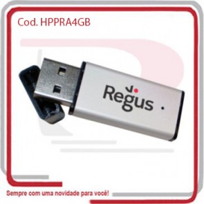 Pen Drive Com Tampa Alumínio 4 GB